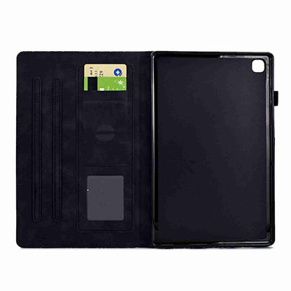 For Samsung Galaxy Tab S6 Lite P610 Rhombus TPU Smart Leather Tablet Case(Black) - Tab S6 Lite P610 / P615 by buy2fix | Online Shopping UK | buy2fix
