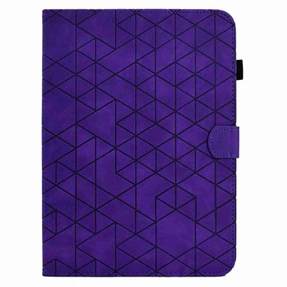 For Samsung Galaxy Tab A7 10.4 2020 T500 Rhombus TPU Smart Leather Tablet Case(Purple) - Other Galaxy Tab PC by buy2fix | Online Shopping UK | buy2fix
