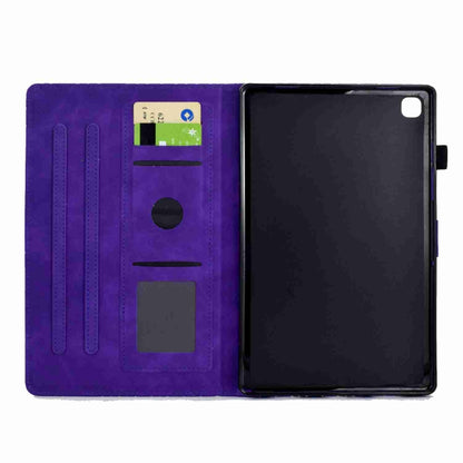 For Samsung Galaxy Tab A7 10.4 2020 T500 Rhombus TPU Smart Leather Tablet Case(Purple) - Other Galaxy Tab PC by buy2fix | Online Shopping UK | buy2fix
