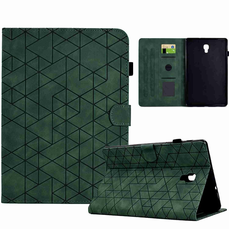 For Samsung Galaxy Tab A 10.5 T590 Rhombus TPU Smart Leather Tablet Case(Green) by buy2fix