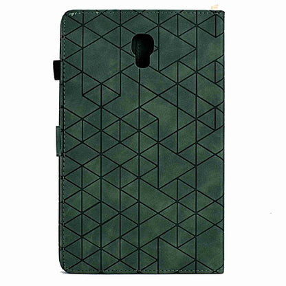 For Samsung Galaxy Tab A 10.5 T590 Rhombus TPU Smart Leather Tablet Case(Green) by buy2fix