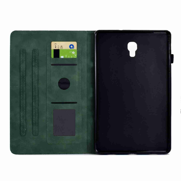 For Samsung Galaxy Tab A 10.5 T590 Rhombus TPU Smart Leather Tablet Case(Green) by buy2fix