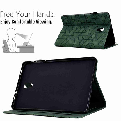 For Samsung Galaxy Tab A 10.5 T590 Rhombus TPU Smart Leather Tablet Case(Green) by buy2fix