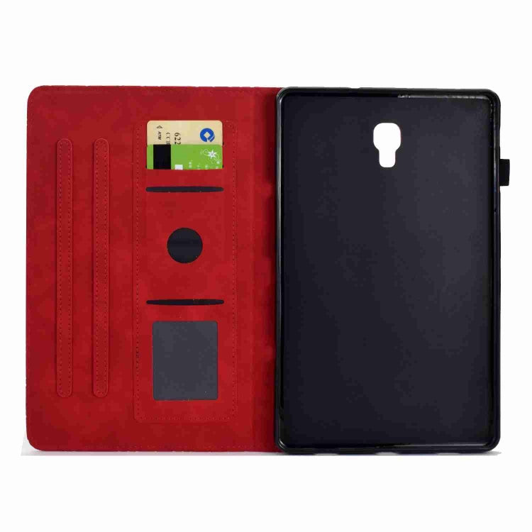 For Samsung Galaxy Tab A 10.5 T590 Rhombus TPU Smart Leather Tablet Case(Red) - Tab A 10.5 by buy2fix | Online Shopping UK | buy2fix