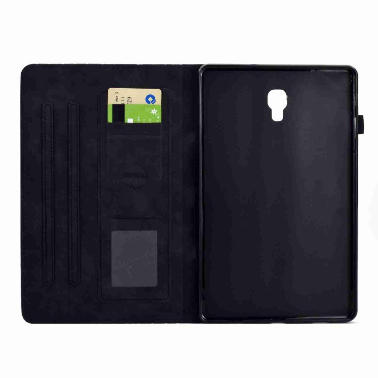 For Samsung Galaxy Tab A 10.5 T590 Rhombus TPU Smart Leather Tablet Case(Black) - Tab A 10.5 by buy2fix | Online Shopping UK | buy2fix
