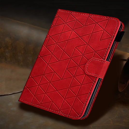 For iPad Pro 11 2025 / 2024 Rhombus TPU Smart Leather Tablet Case(Red) by buy2fix