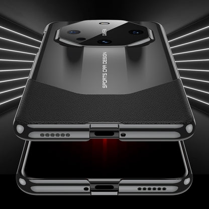 For Huawei Mate 60 GKK Leather Supercar Shockproof Phone Case(Black) - Huawei Cases by GKK | Online Shopping UK | buy2fix