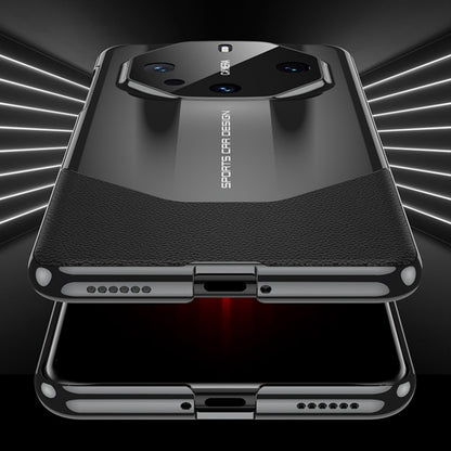 For Huawei Mate 60 RS Ultimate GKK Leather Supercar Shockproof Phone Case(Black) - Huawei Cases by GKK | Online Shopping UK | buy2fix