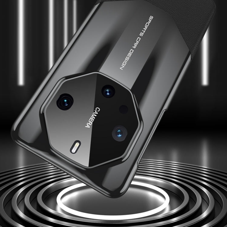 For Huawei Mate 60 RS Ultimate GKK Leather Supercar Shockproof Phone Case(Black) - Huawei Cases by GKK | Online Shopping UK | buy2fix