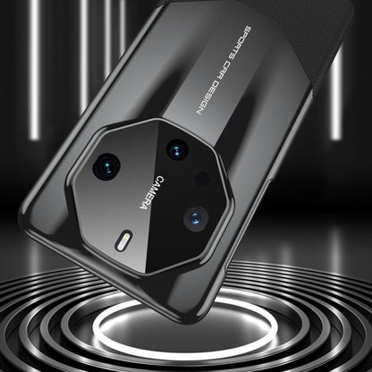 For Huawei Mate 60 RS Ultimate GKK Leather Supercar Shockproof Phone Case(Black) - Huawei Cases by GKK | Online Shopping UK | buy2fix