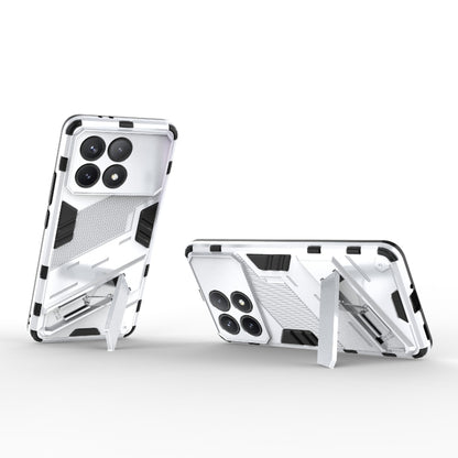 For Xiaomi Redmi K70 5G Punk Armor 2 in 1 PC + TPU Phone Case with Holder(White) by buy2fix