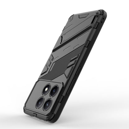 For Xiaomi Redmi K70E 5G Punk Armor 2 in 1 PC + TPU Phone Case with Holder(Black) - Xiaomi Cases by buy2fix | Online Shopping UK | buy2fix