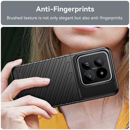 For Xiaomi 14 Pro Thunderbolt Shockproof Soft TPU Phone Case(Black) - 14 Pro Cases by buy2fix | Online Shopping UK | buy2fix