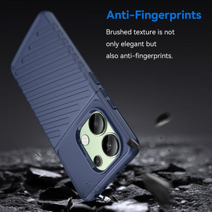 For Xiaomi Redmi Note 13 4G Thunderbolt Shockproof Soft TPU Phone Case(Blue) - Xiaomi Cases by buy2fix | Online Shopping UK | buy2fix