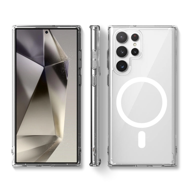 For Samsung Galaxy S25 Ultra 5G TPU Magsafe Phone Case(Transparent) by buy2fix