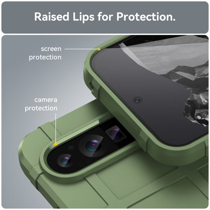 For Google Pixel 9 Pro Full Coverage Shockproof TPU Phone Case(Green) by buy2fix