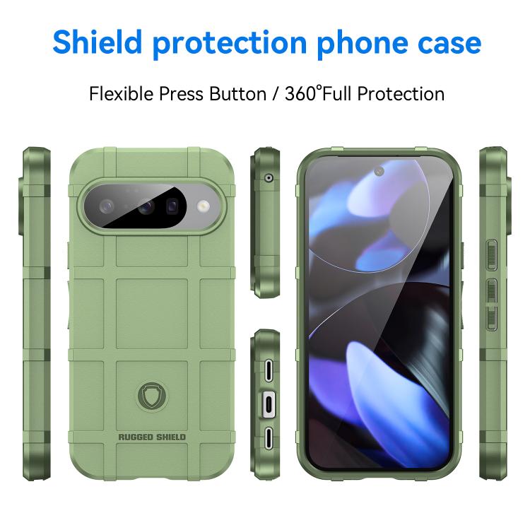 For Google Pixel 10 Full Coverage Shockproof TPU Phone Case(Green) - Google Cases by buy2fix | Online Shopping UK | buy2fix