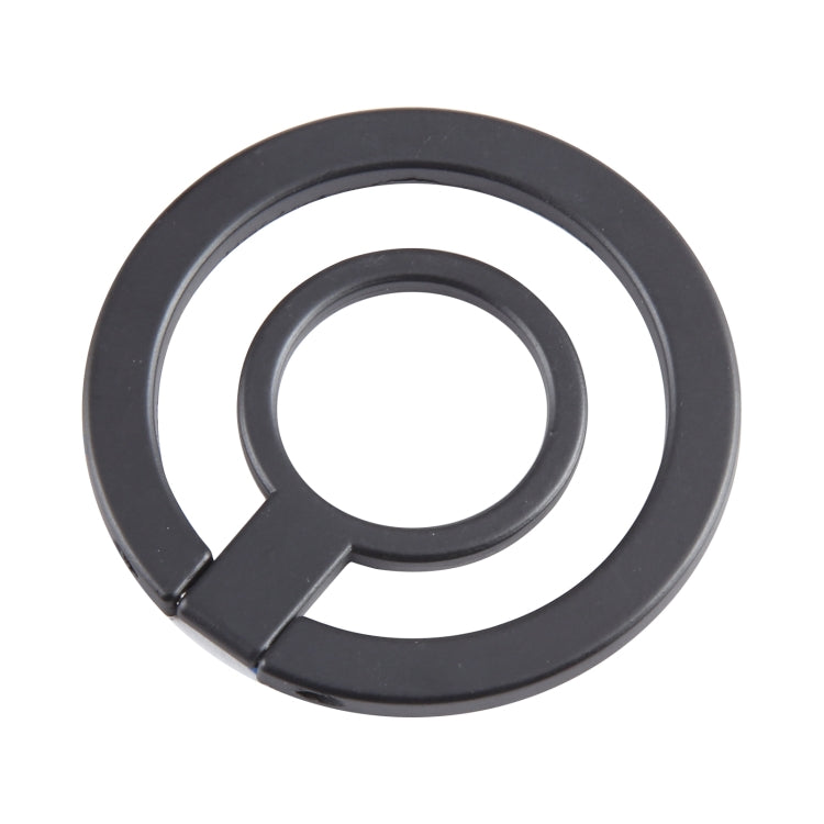 Magnetic Metal Phone Ring Holder(Black) - Ring Holder by buy2fix | Online Shopping UK | buy2fix