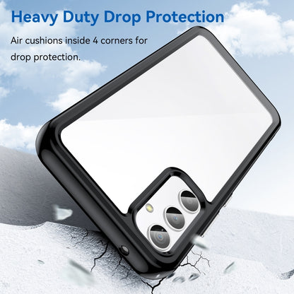 For Samsung Galaxy A25 5G Colorful Series Acrylic Hybrid TPU Phone Case(Black) by buy2fix