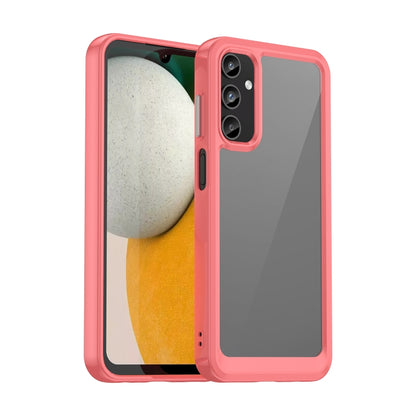 For Samsung Galaxy A05s Colorful Series Acrylic Hybrid TPU Phone Case(Red) by buy2fix