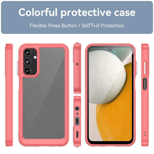 For Samsung Galaxy A05s Colorful Series Acrylic Hybrid TPU Phone Case(Red) by buy2fix