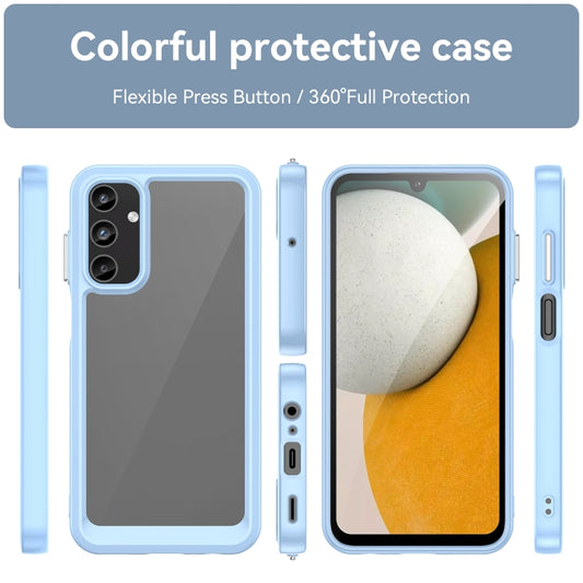 For Samsung Galaxy A05s Colorful Series Acrylic Hybrid TPU Phone Case(Blue) by buy2fix