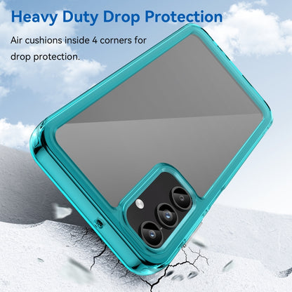 For Samsung Galaxy A05s Colorful Series Acrylic Hybrid TPU Phone Case(Transparent Blue) by buy2fix