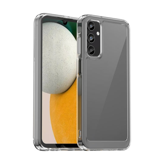 For Samsung Galaxy A05s Colorful Series Acrylic Hybrid TPU Phone Case(Transparent)