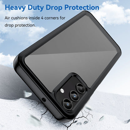 For Samsung Galaxy A15 Colorful Series Acrylic Hybrid TPU Phone Case(Black) by buy2fix