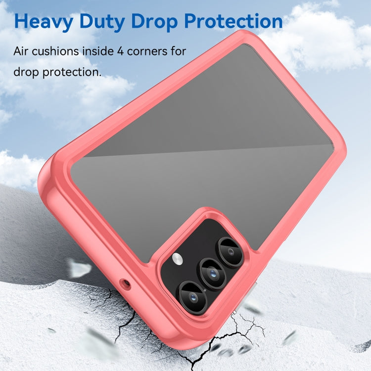 For Samsung Galaxy A15 Colorful Series Acrylic Hybrid TPU Phone Case(Red) by buy2fix