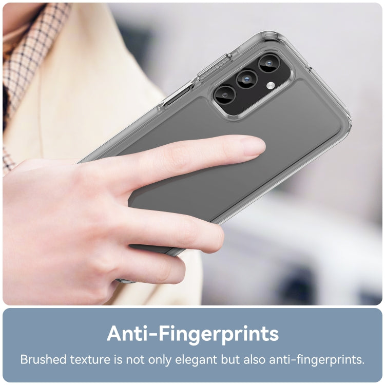 For Samsung Galaxy A15 Colorful Series Acrylic Hybrid TPU Phone Case(Transparent) by buy2fix