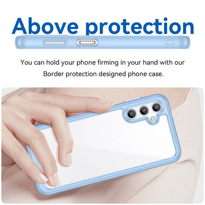 For Samsung Galaxy Jump 3 Colorful Series Acrylic Hybrid TPU Phone Case(Blue) by buy2fix