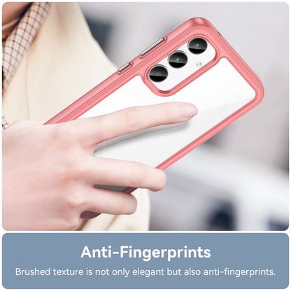 For Samsung Galaxy A35 Colorful Series Acrylic Hybrid TPU Phone Case(Red) by buy2fix