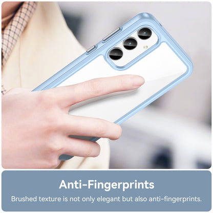 For Samsung Galaxy A55 Colorful Series Acrylic Hybrid TPU Phone Case(Blue) by buy2fix