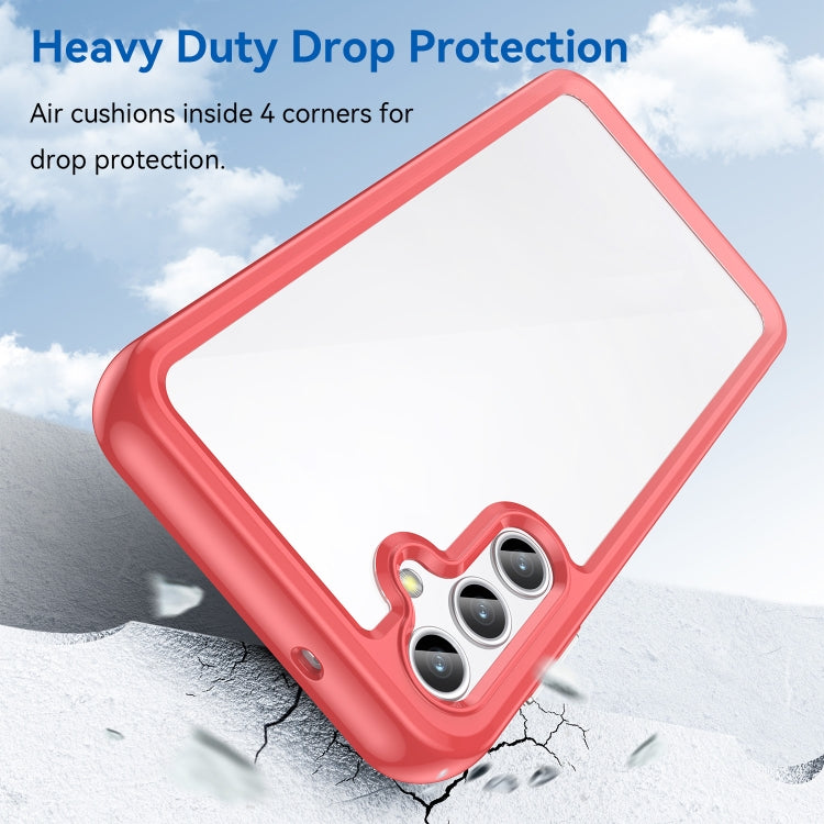 For Samsung Galaxy M44 5G Colorful Series Acrylic Hybrid TPU Phone Case(Red) by buy2fix