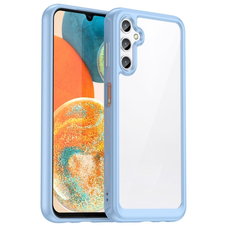For Samsung Galaxy M44 5G Colorful Series Acrylic Hybrid TPU Phone Case(Blue) by buy2fix