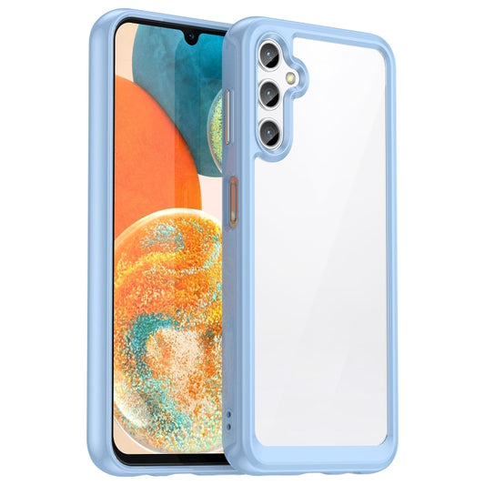 For Samsung Galaxy M44 5G Colorful Series Acrylic Hybrid TPU Phone Case(Blue) by buy2fix