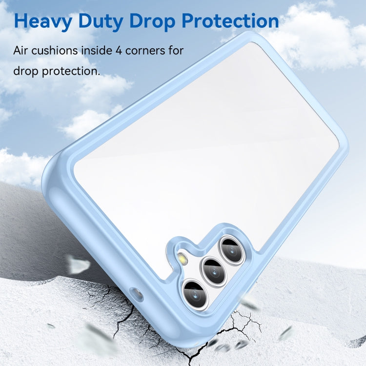 For Samsung Galaxy M44 5G Colorful Series Acrylic Hybrid TPU Phone Case(Blue) by buy2fix