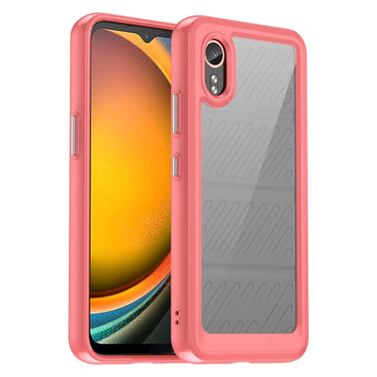 For Samsung Galaxy XCover 7 Colorful Series Acrylic Hybrid TPU Phone Case(Red) by buy2fix