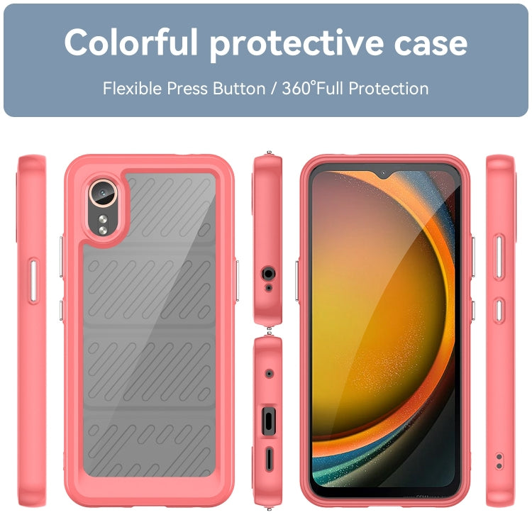 For Samsung Galaxy XCover 7 Colorful Series Acrylic Hybrid TPU Phone Case(Red) by buy2fix