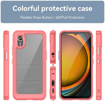 For Samsung Galaxy XCover 7 Colorful Series Acrylic Hybrid TPU Phone Case(Red) by buy2fix