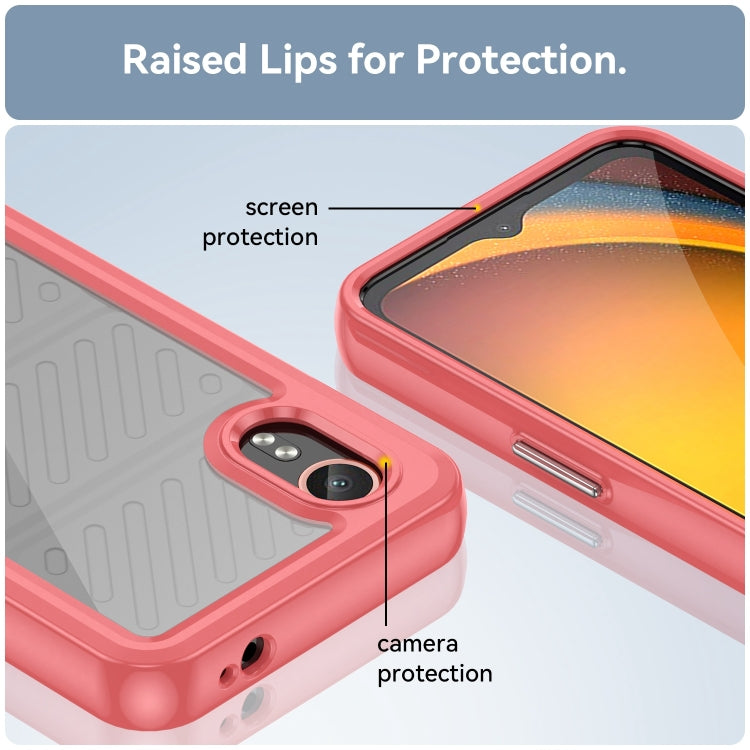 For Samsung Galaxy XCover 7 Colorful Series Acrylic Hybrid TPU Phone Case(Red) by buy2fix