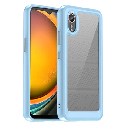 For Samsung Galaxy XCover 7 Colorful Series Acrylic Hybrid TPU Phone Case(Blue) by buy2fix