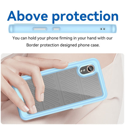 For Samsung Galaxy XCover 7 Colorful Series Acrylic Hybrid TPU Phone Case(Blue) by buy2fix