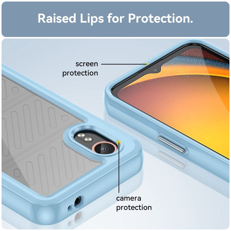 For Samsung Galaxy XCover 7 Colorful Series Acrylic Hybrid TPU Phone Case(Blue) by buy2fix