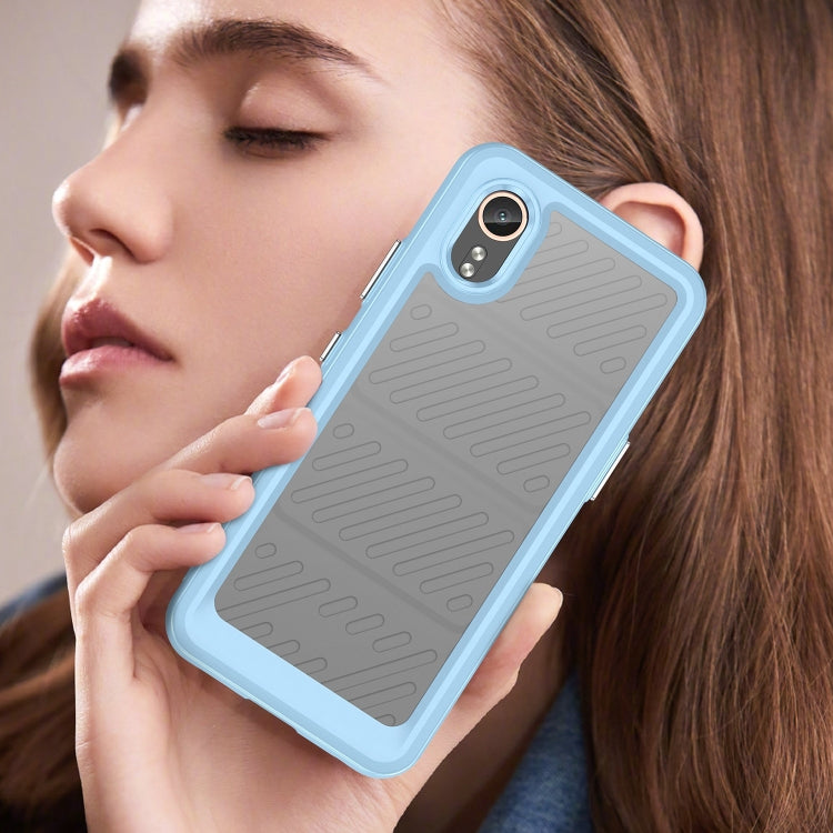 For Samsung Galaxy XCover 7 Colorful Series Acrylic Hybrid TPU Phone Case(Blue) by buy2fix