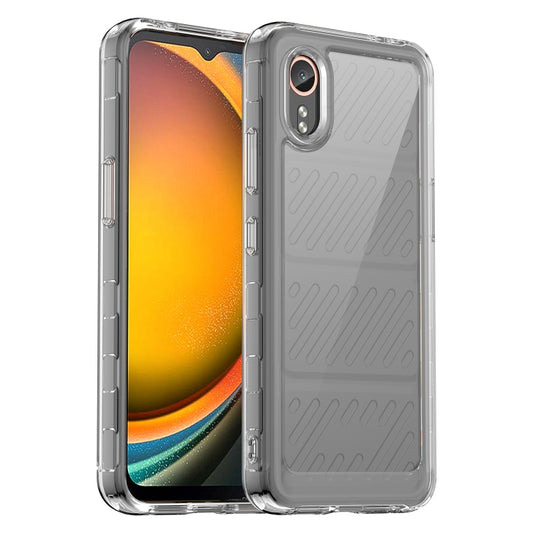 For Samsung Galaxy XCover 7 Colorful Series Acrylic Hybrid TPU Phone Case(Transparent) by buy2fix