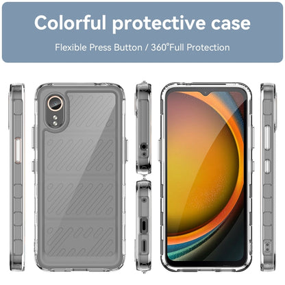 For Samsung Galaxy XCover 7 Colorful Series Acrylic Hybrid TPU Phone Case(Transparent) by buy2fix