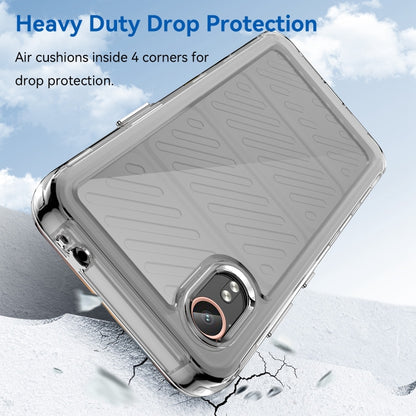 For Samsung Galaxy XCover 7 Colorful Series Acrylic Hybrid TPU Phone Case(Transparent) by buy2fix