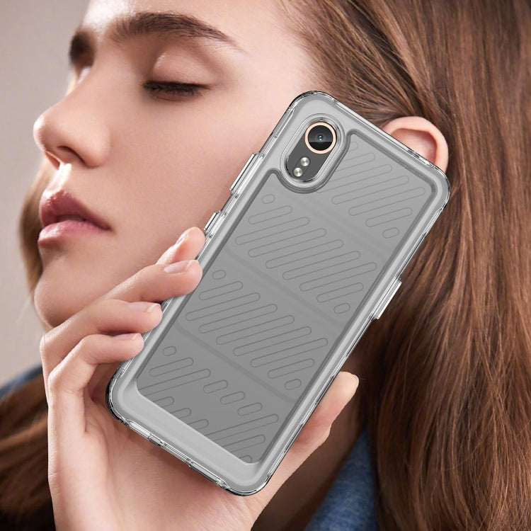 For Samsung Galaxy XCover 7 Colorful Series Acrylic Hybrid TPU Phone Case(Transparent) by buy2fix